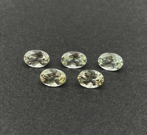 Natural Good Quality Yellow Beryl Oval Cut Loose Gemstone 5 Pcs 4*6 MM 2 CT - Picture 2 of 5