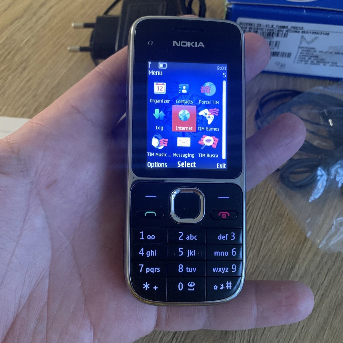 Nokia  C2-01.5 Schwarz (Ohne Simlock) Top Zustand