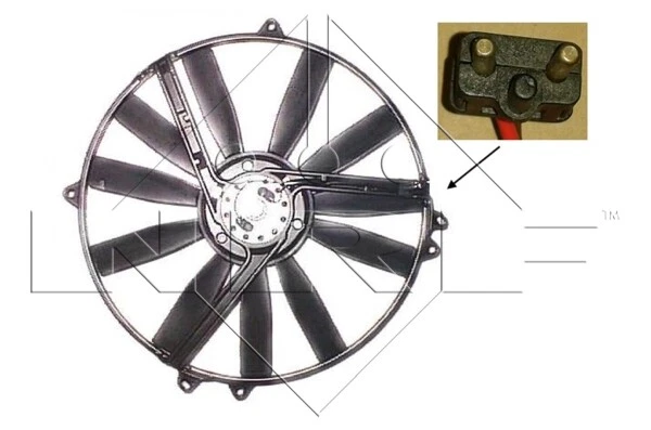 Premier Front Engine Cooling Fan Fits Mercedes Sprinter 190 E-Class - Изображение 3 из 4