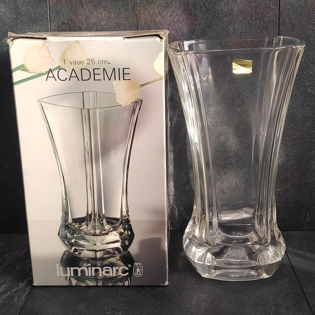 Luminarc Vase Academie Kristallvase Ca. 25cm Groß | eBay