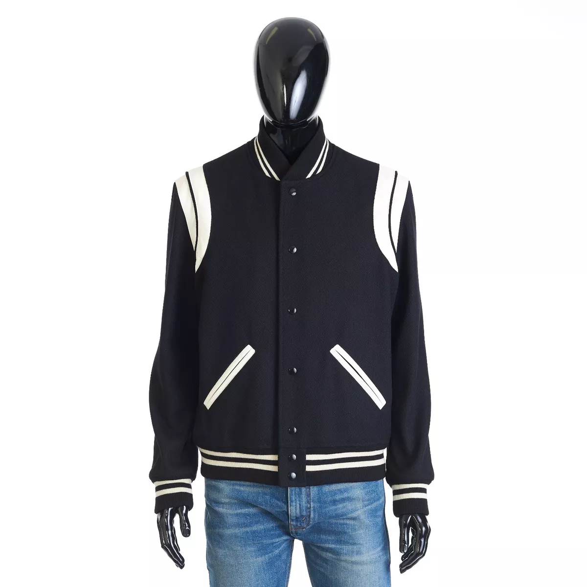 Saint laurent black teddy discount