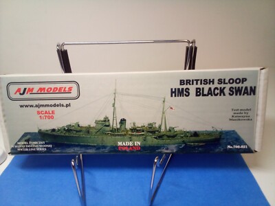 AJM MODELS 1:700 British Sloop HMS Black Swan. Resin kit w/photo-etched details.