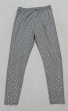 Extremely Me Girls Leggings Size 14 Gray Star Print Casual Athleisure Soft