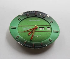 The dial with a mechanism for mens watch Chaika 2628 17 stone USSR does not work