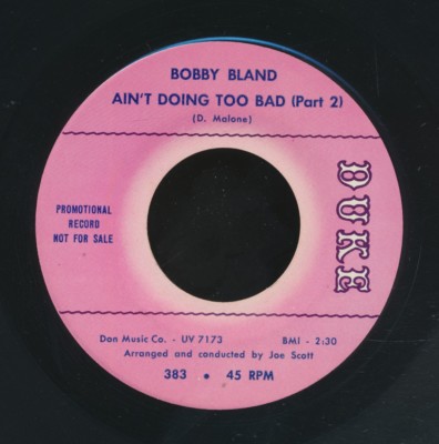 45bs -Blues-DUKE 383-Bobby Bland *******PROMO | eBay
