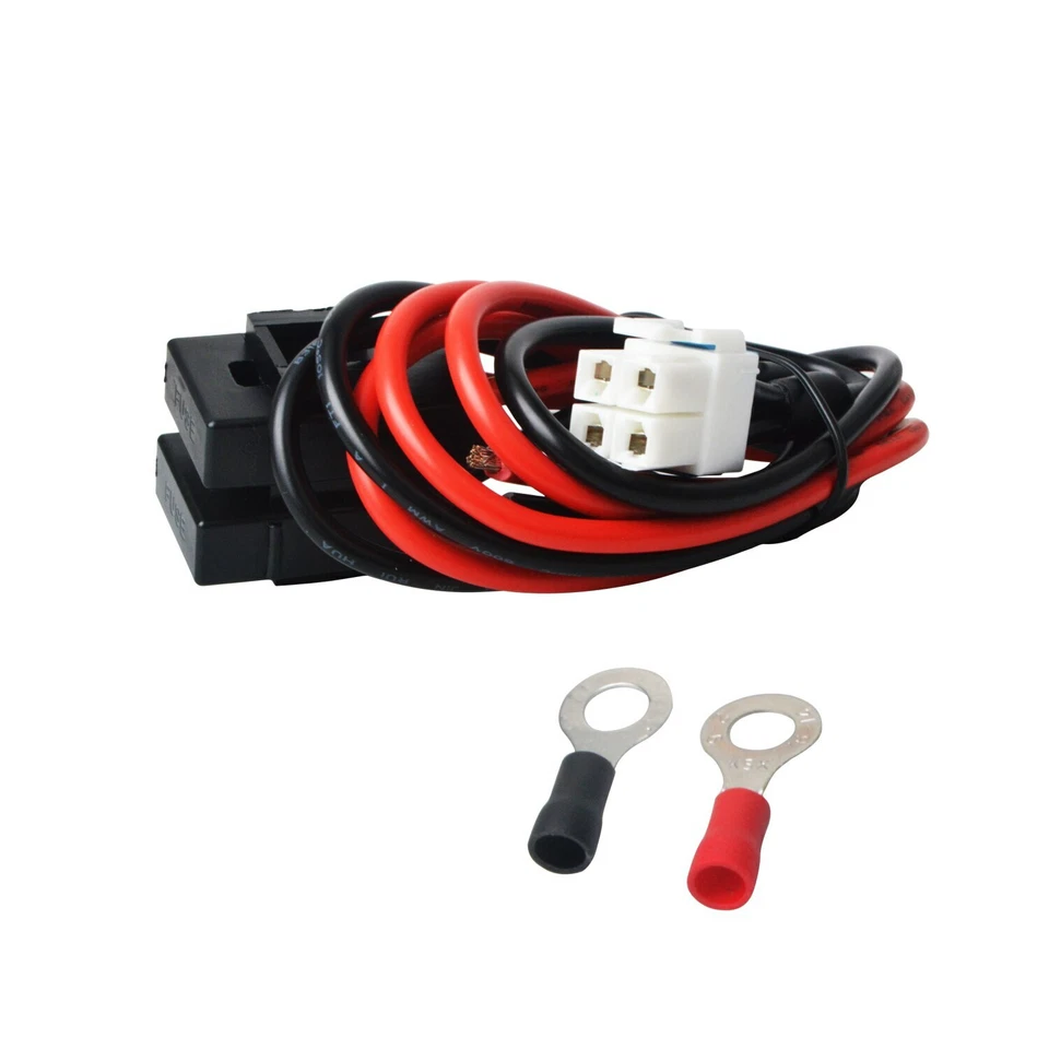 DC Power Cable 13.8V 30A 1Meter for Walkie Talkie ICOM IC-7600 IC-7000 Kenwood - Image 3 of 4