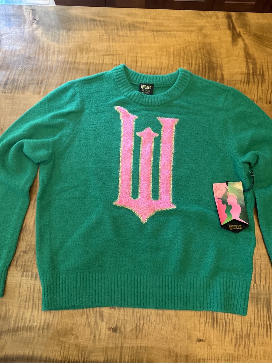 Target X Wicked “W”Graphic Green Sweater, Size Small | eBay Target X Wicked “W”Graphic Green Sweater, Size Small | eBay