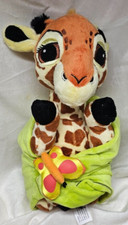 Disneyland Baby Giraffe Swaddled Stuffed Plush 11"