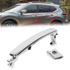 Front Left Driver Side Chrome Door Handle For 03-07 Murano 10-15 Nissan Rogue