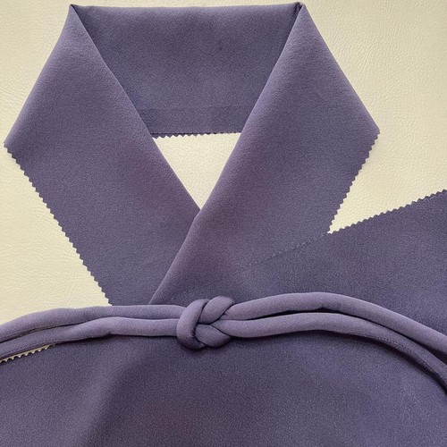 Kimono Half Collar Maruguke Obiage Set 500 Edo Purple Long Without Box