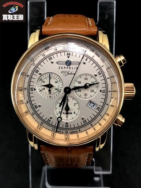 Zeppelin 100th Anniversary Limited Model Men's Watch Made in Germany Preowned