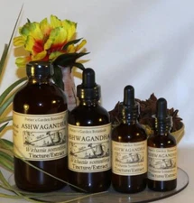 ASHWAGANDHA ROOT Extract Adaptogen Balance Weightloss Organic Folk Tincture ~