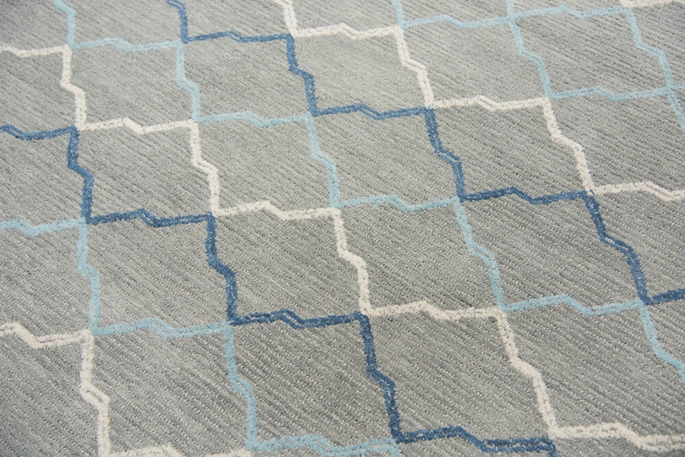 Rizzy Rugs Gray Gradient Angled Jagged Contemporary Area Rug Striped RS902A - Image 2 of 4