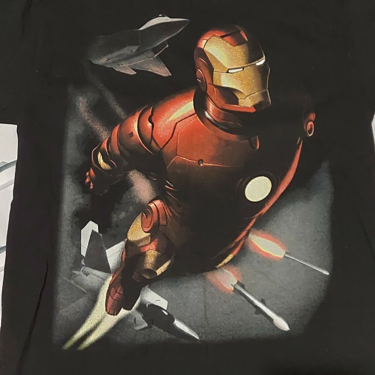 Men's Marvel 2008 Iron Man Movie Promo Mega Print AOP T Shirt Tee