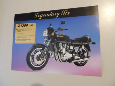 カワサキ . Kawasaki Z 1300 DFI Prospekt Brochure Foletto Opuscolo パンフレット