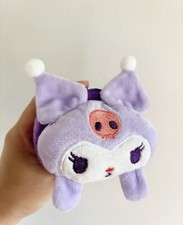 Sanrio Kuromi Plush Wristlet Purse Keychains Bag Charm Coin Purse