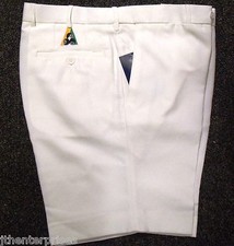 Bowls Australia Approved Flexi Waist Lawn Bowls SHORTS CREAM 110, 115, 125 ONLY