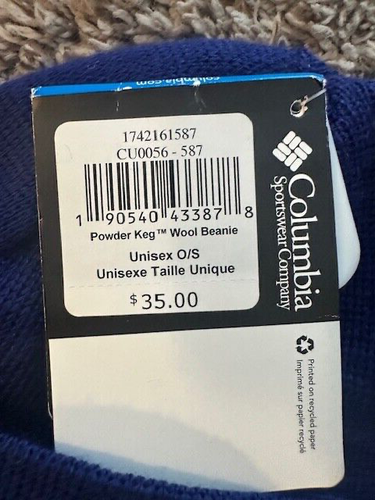 Neu mit Etikett Columbia Power Keg Wollmütze Wintermütze Einheitsgröße Unisex - Bild 3 von 3