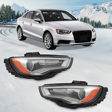 Xenonhid Headlights For 2015-2016 Audi A3 S3 Headlamps Wo Afs Leftright Set Xenonhid Headlights For 2015-2016 Audi A3 S3 Headlamps Wo Afs Leftright Set