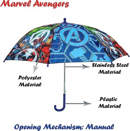 Kids Windproof Classic Umbrellas, Children Foldable School Travel Gift for 3-7Y - Picture 25 of 77