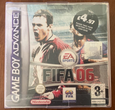 FIFA 06 Game Boy Advance Spiel KOMPLETT mit Box & Handbuch + Vitrine