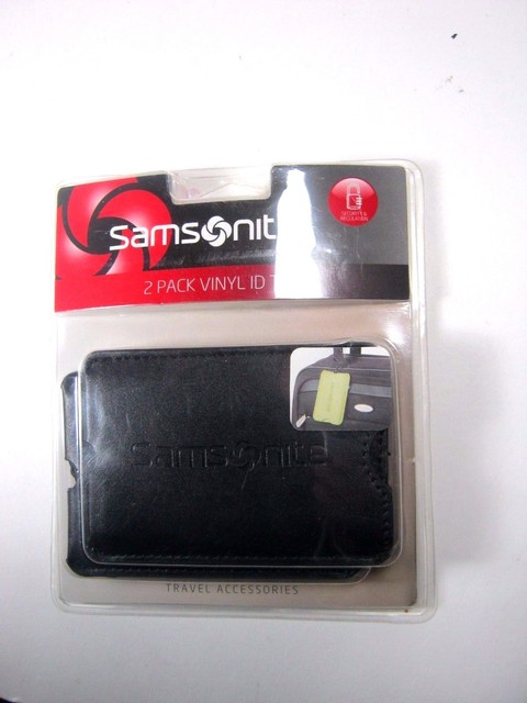 samsonite security id luggage tag