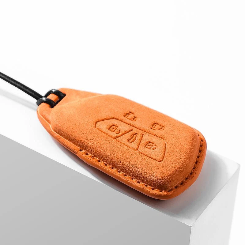 For Volkswagen Atlas Golf8 ID3 ID4 Seat Ateca Cupra Leon Leather Key Case Cover - Image 3 of 4