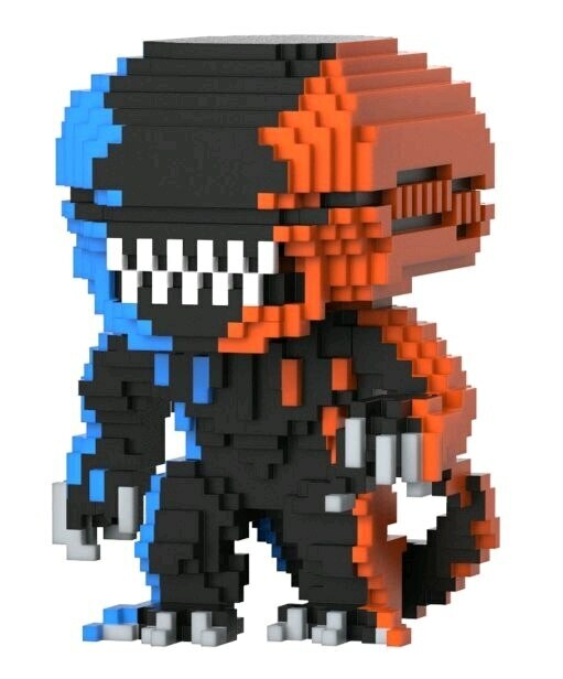 Alien - Xenomorph Orange &Amp; Blue 8-Bit Us Exclusive Pop! Vinyl [Rs]-Fun31712-F...