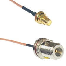 RG316 SMA Female O-Ring to N FEMALE BULKHEAD RF Cable Rapid-SHIP LOT