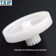 2Pc Meat Grinder Parts Plastic Gear 9999990056-1 fit MG-204 Elenberg Gear