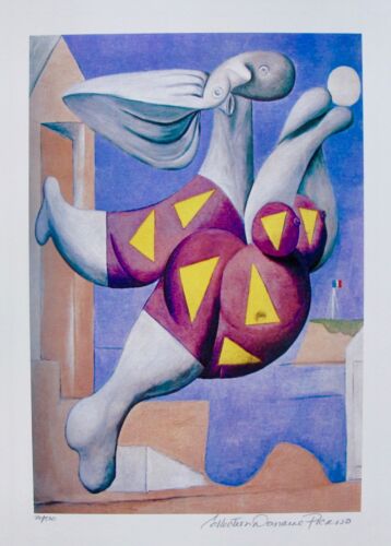 Pablo Picasso BATHER WITH BEACH BALL Estate Signed & Numbered Small Giclee Art - Photo 1 sur 2