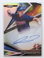 2022 Bowman's Best Danny De Andrade Refractor Auto #B22-DD Minnesota Twins