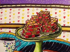 Original Cookie Still Life Food   REALISM Painting  John Williams art JMW 