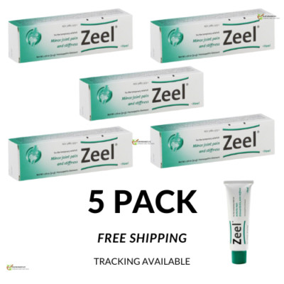 Zeel Heel Arthritis Homeopathic Solution Ointment 50g Joint Gonarthrosis 5 PACK