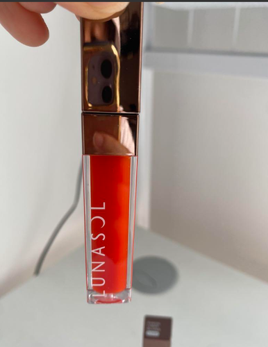 Lunasol Sheer light gross Liquid lips #EX08 Apricot Orange - Picture 2 of 4