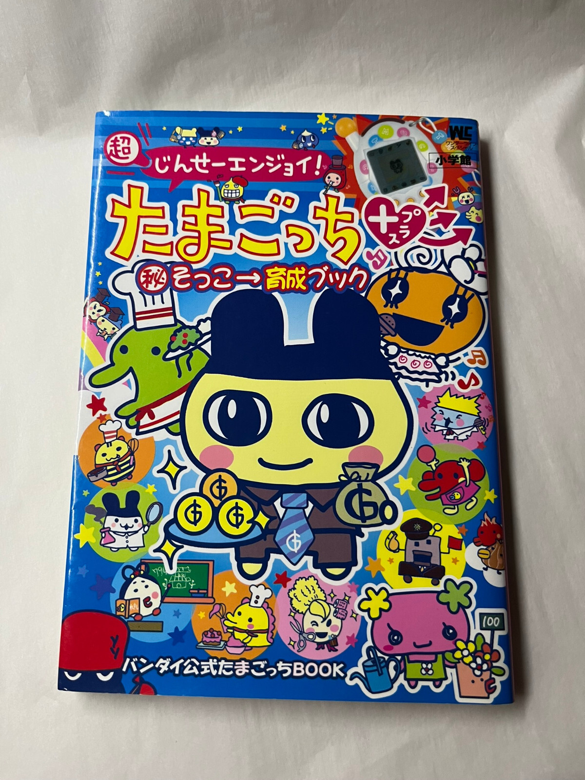 RARE Tamagotchi Plus Jinsei Enjoy Guide Book - Used, has most stickers