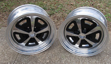 17 X 8 Year One Billet Aluminum Magnum Wheel Pair 4.5 Back Space 5 On 4.5