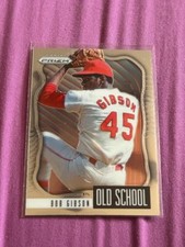 2255 2021 Panini Prizm Old School Bob Gibson St. Louis Cardinals