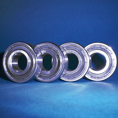 4 Kugellager SS 6000 ZZ / 10 x 26 x 8 mm / Edelstahl rostfrei / NIRO