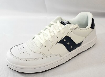 Youth Boys Girls Saucony Jazz Court SK264397 White Navy  display picture 1