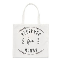 Reserviert FüR Mama ReguläRe Tragetasche Witz Mama Muttertag Bester Shopper