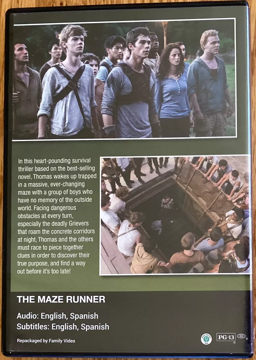  Maze Runner Trilogy (DVD) : Dylan O'Brien, Kaya