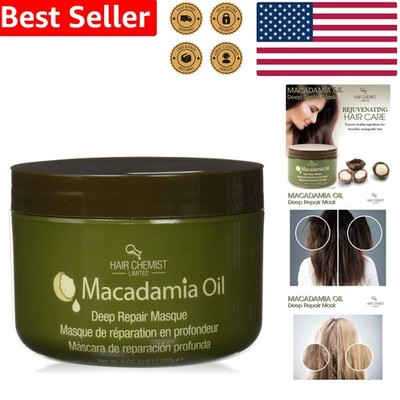 Intense Hydration Macadamia Oil Repair Masque for Dry Brittle Hair 8oz