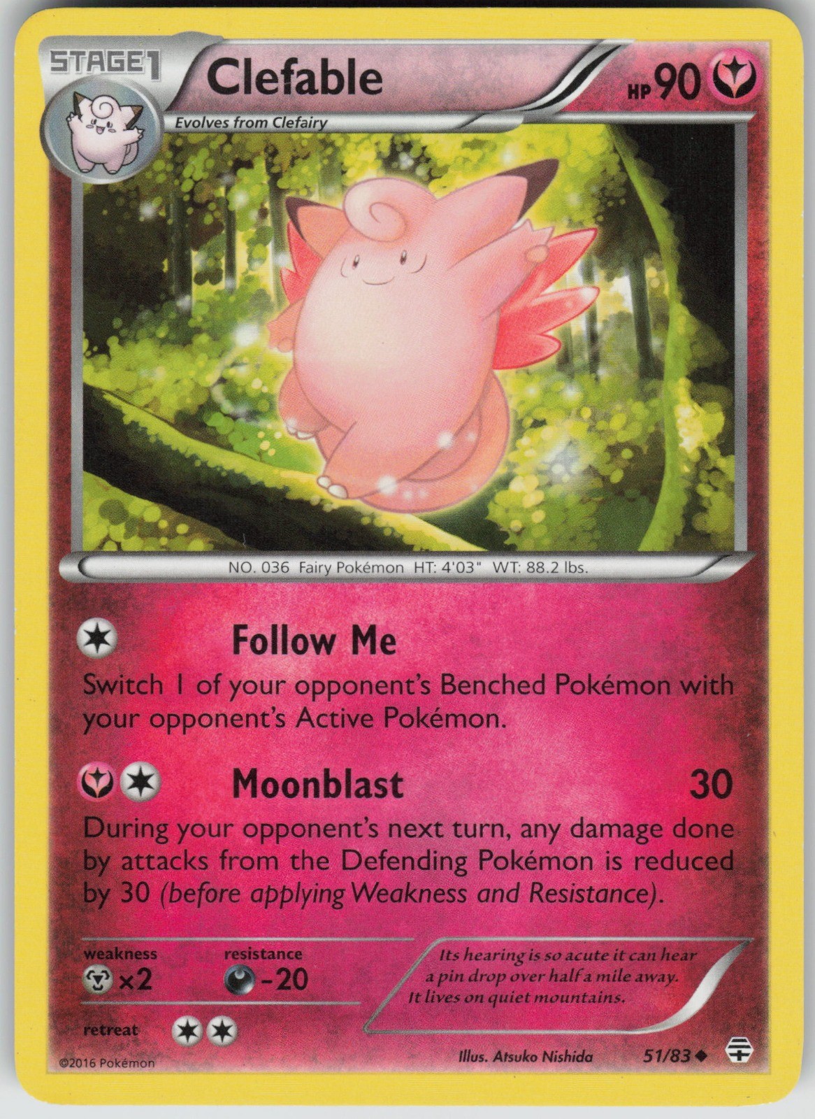 Clefable 51/83 Uncommon Generations MP