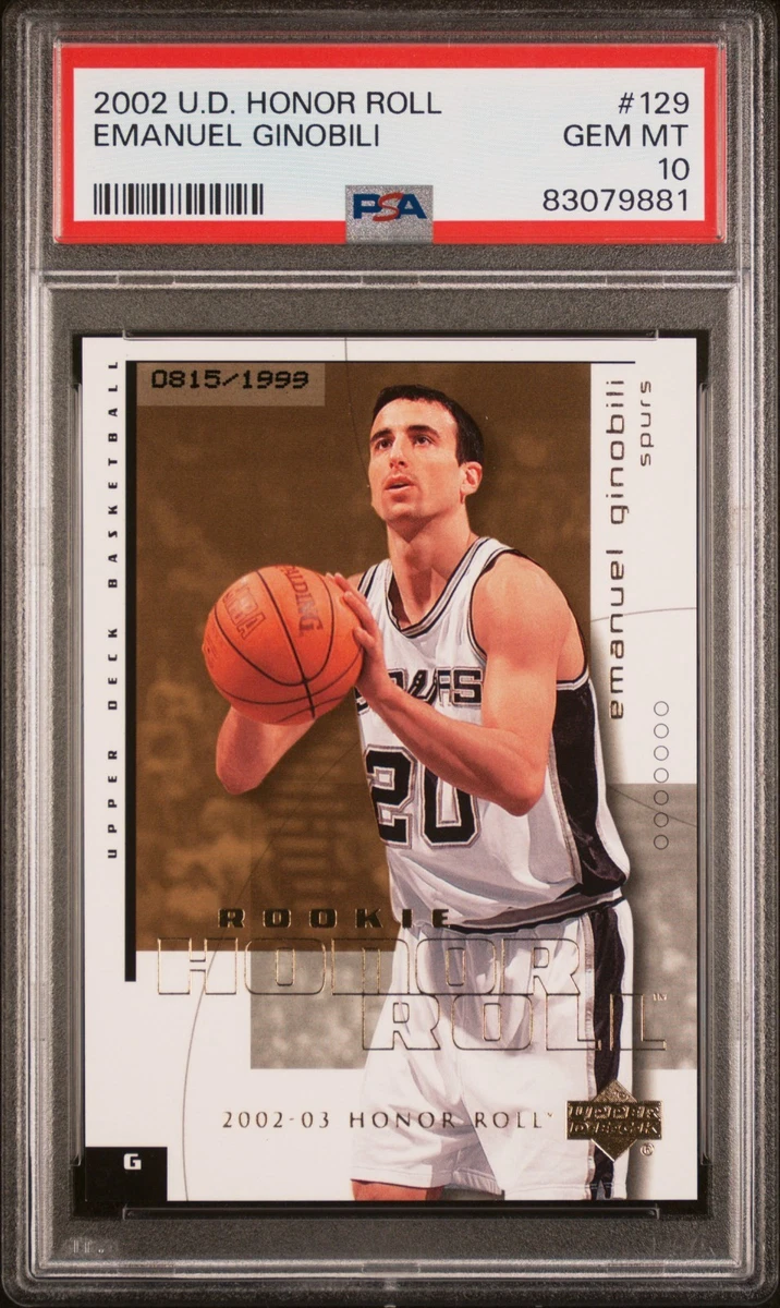 D*R様 Emanuel Ginobili ルーキーサインカード 【公式通販】