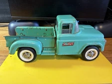Vintage 1960S Buddy L Stepside Pick Up Turquoise Press Steel Original Made USA
