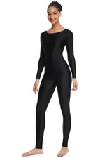Women's Long Sleeve Spandex Unitard Dance Jumpsuit Full Body Costume