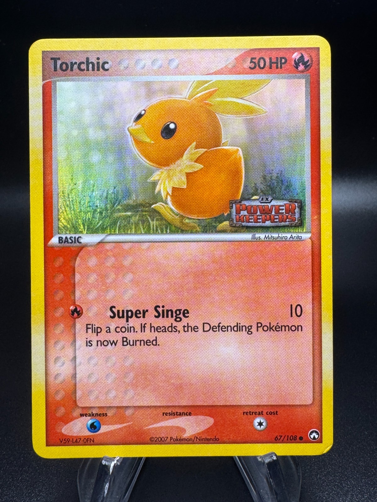 Pokemon Power Keepers TORCHIC Reverse Holo #67/108
