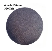 150PCS 6 Inch 150mm Ceramic Mesh Abrasive Dust Free Sanding Discs Hook&Loop P320