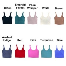 Member's Mark Women's Everyday Active Tank, Cropped, Wide Strap, Scoop Neck